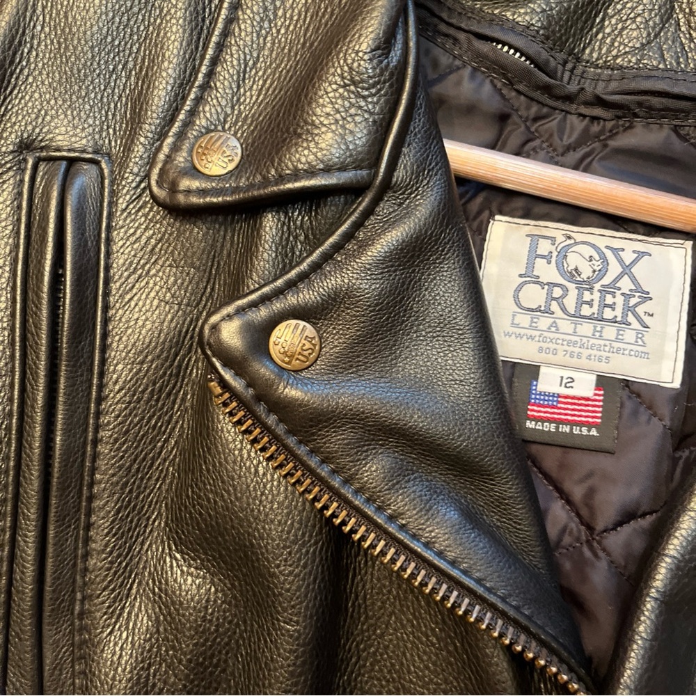 Fox creek motorcycle jacket size S.